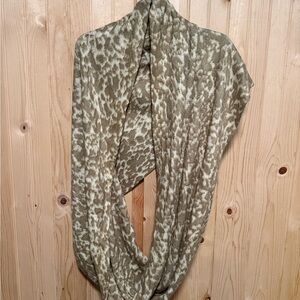 Michael Kors Soft Leopard Print Scarf